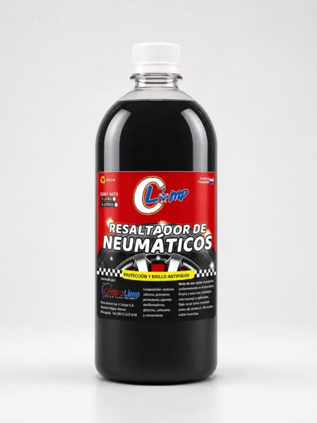 Resaltador de Neumaticos Negro, CLIMP - 1Lt