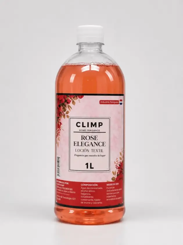 Loción para Telas CLIMP - ROSE ELEGANCE, 1Lt