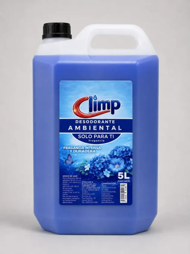 Desodorante para Piso CLIMP, SOLO PARA TI 5lt