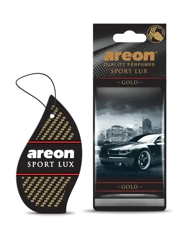 Perfume automotivo Areon,  DRY SPORT LUX GOLD