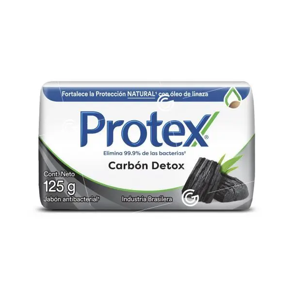 Jabón Carbón Activado Protex, 125gr