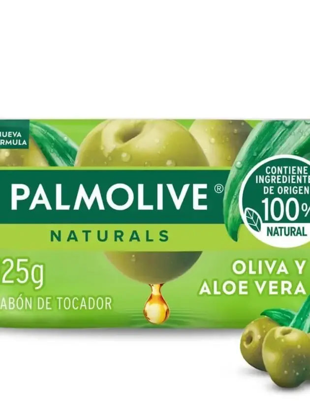 JABÓN BARRA PALMOLIVE NATURAL OLIVE & ALOE 125G