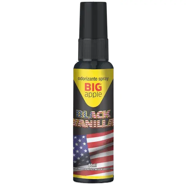 Perfume automotivo Spray, Black Vainilla, 100ml Big Apple