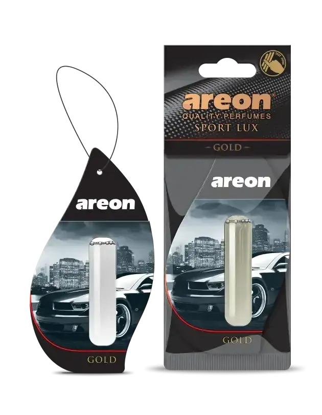 PERFUME AUTOMOTIVO AREON GOLD, LIQUID 5ML SPORT LUX
