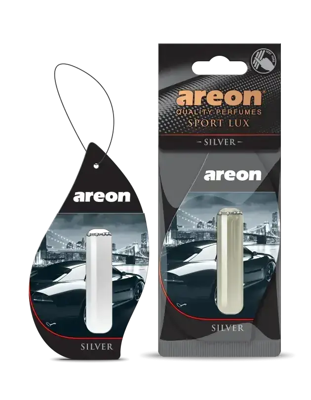 PERFUME AUTOMOTIVO AREON SILVER, LIQUID 5ML SPORT LUX