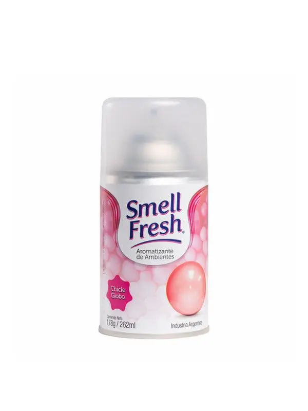 DESODORANTE AMBIENTAL SMELL FRESH GLOBO CHICLE X 262ML.