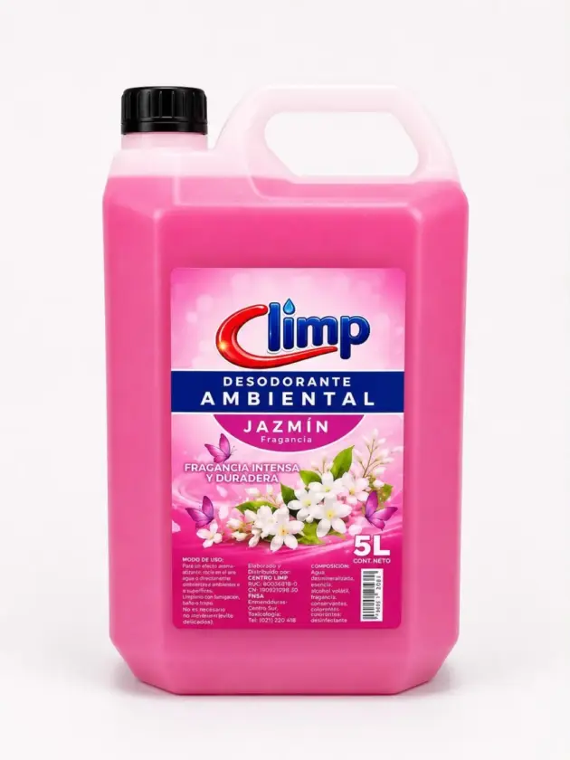 Desodorante de Ambiente CLIMP, JAZMÍN 5lt.