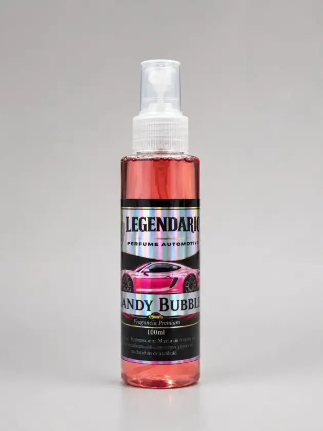 Perfume Automotivo LEGENDARIO CANDY BUBBLE, 100ml.