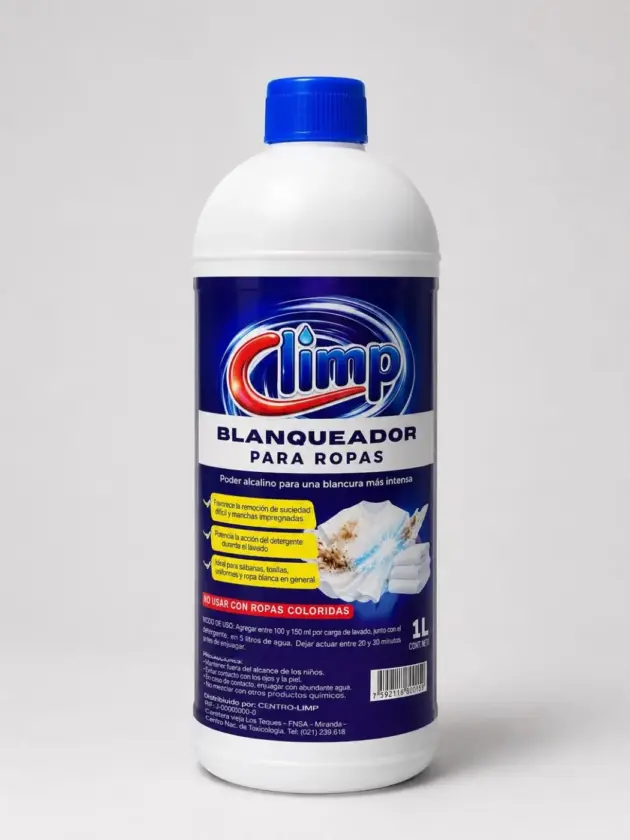 Blanqueador para Ropas CLIMP, 1lt.