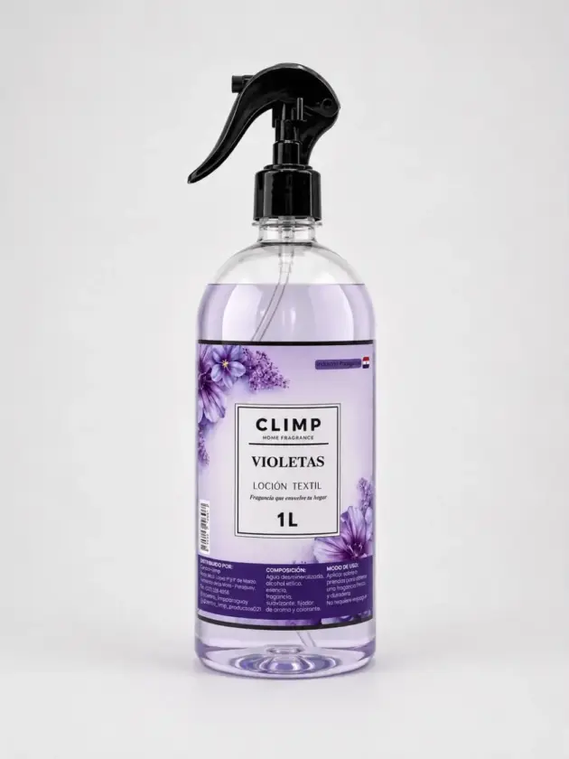 Loción para telas CLIMP - VIOLETAS 1lt. con ROCIADOR