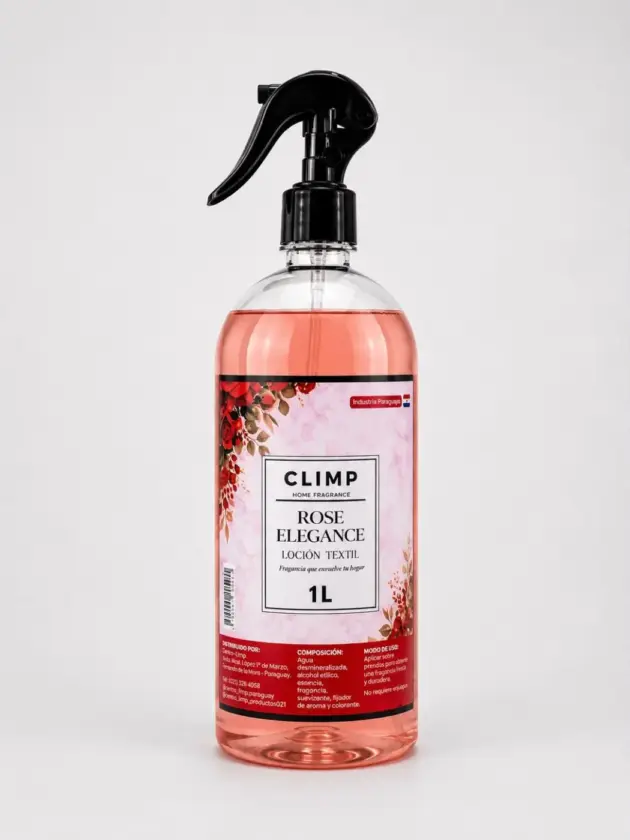 Loción para telas CLIMP - ROSE ELEGANCE 1lt. con ROCIADOR