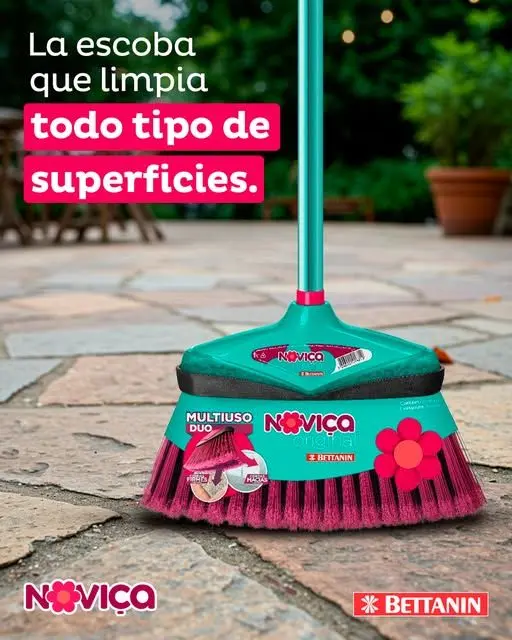 Escoba NOVICIA Doble barrido