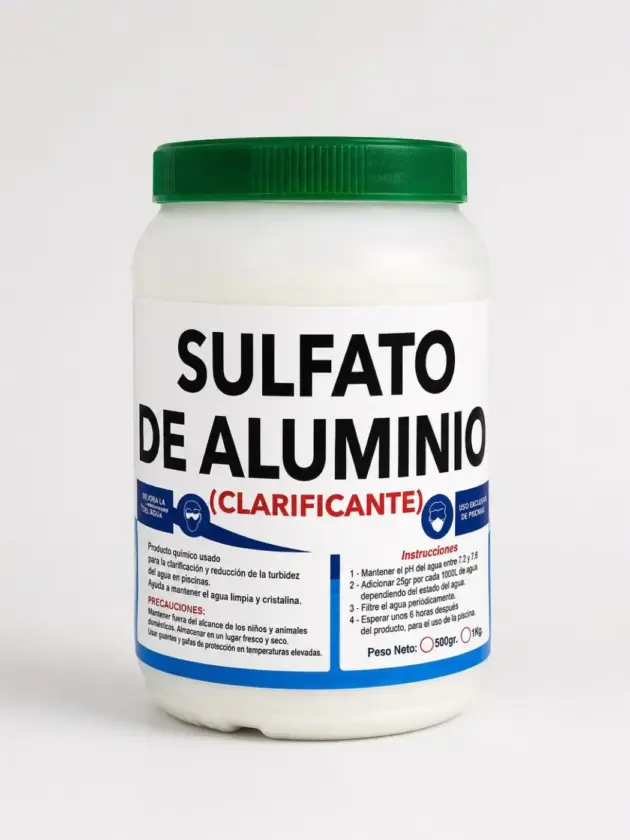 Sulfato de Aluminio (Clarificante), CLIMP 1kg