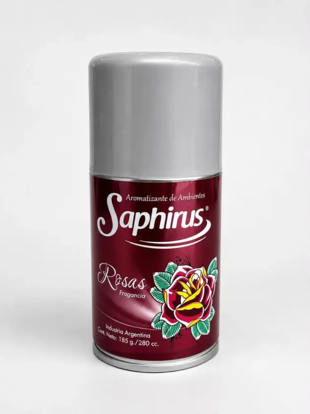 Aromatizante Saphirus Aerosol Rosas 280cc