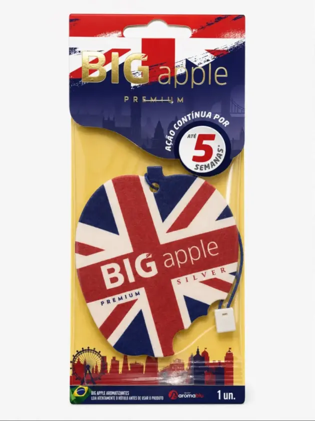 Perfume automotivo Big Apple Premium, Silver