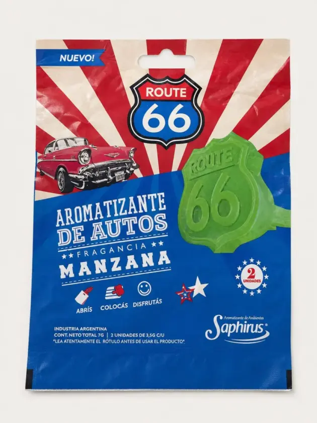 Perfume automotivo Route 66 Manzana