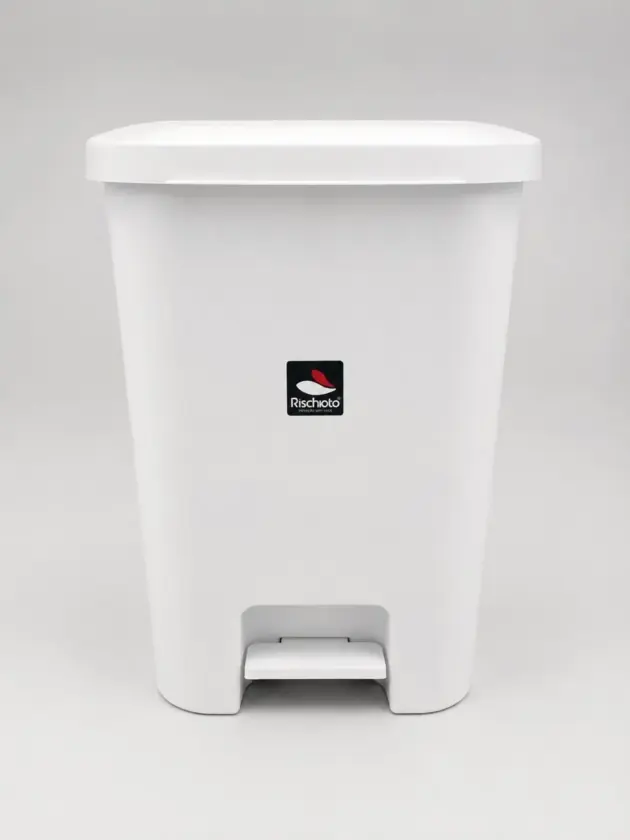 Basurero Plástico Con Pedal 40L, Rischoto