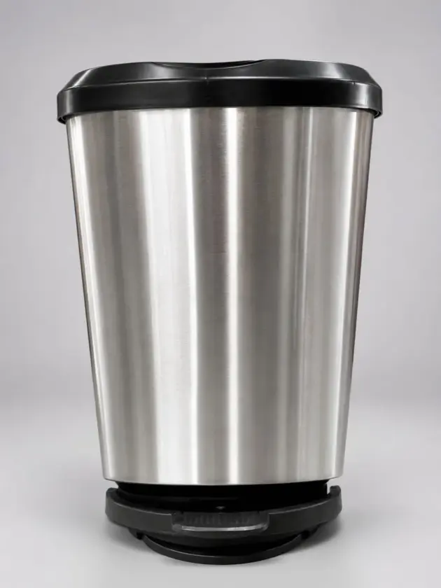 Basurero Plástico Con Pedal 45L, ARQPLAST