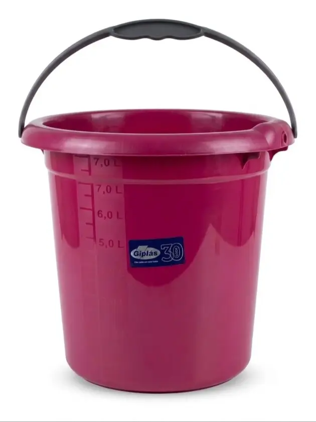 Balde plástica 8,8L, Giplas
