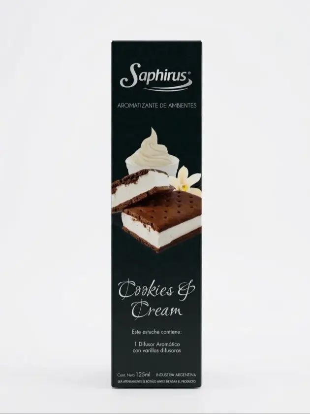 Saphirus Difusor con palillos Cookies y Great 125ml.