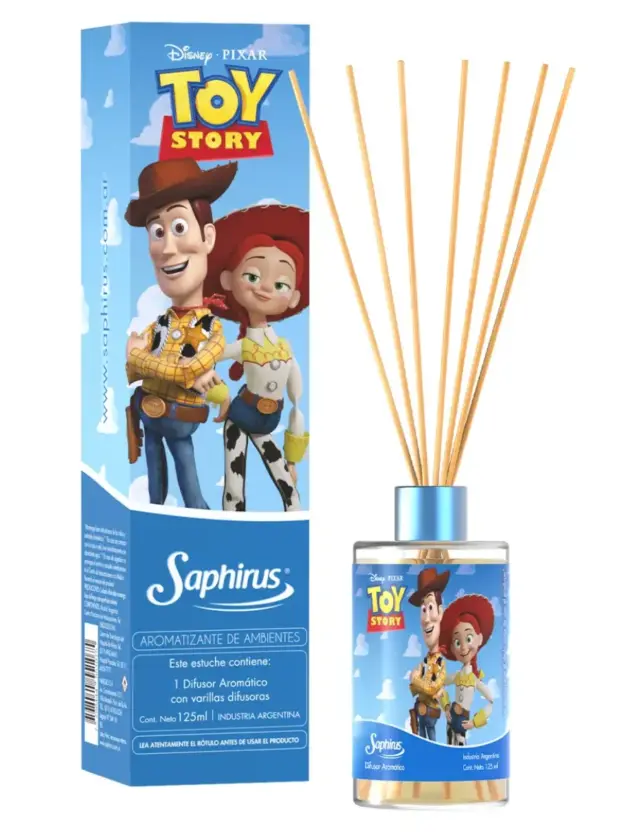 Saphirus Difusor con palillos, Toy  125ml.