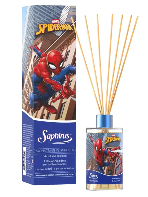 Saphirus Difusor con palillos, Avengers  125ml.