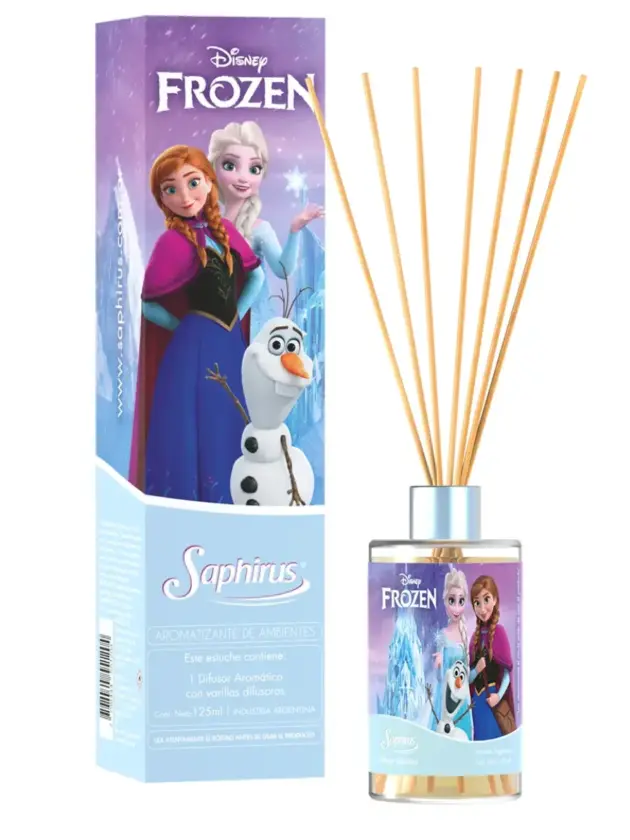 Saphirus Difusor con palillos, Frozen  125ml.