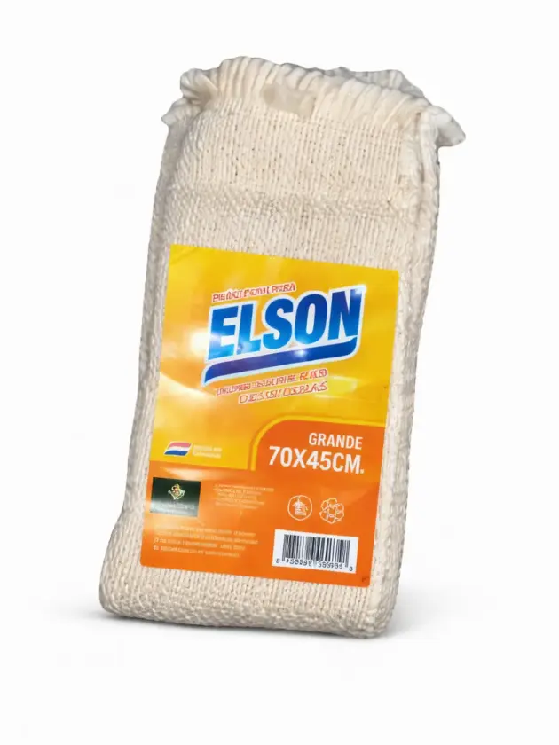 Trapo de piso Elson (45x70)cm. Hilo blanco