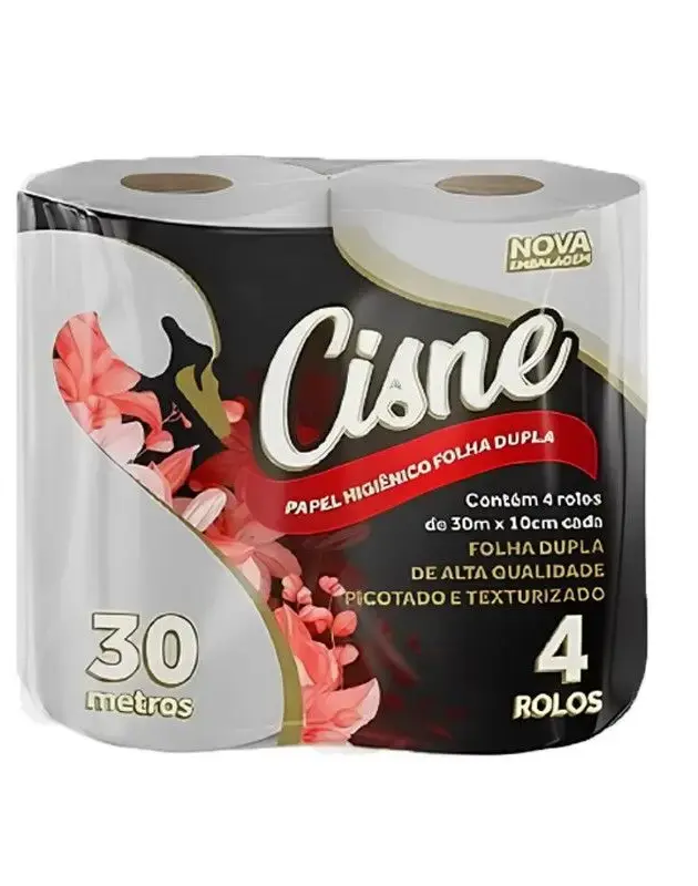 Papel Higiénico Cisne 4rollos x 30mtrs