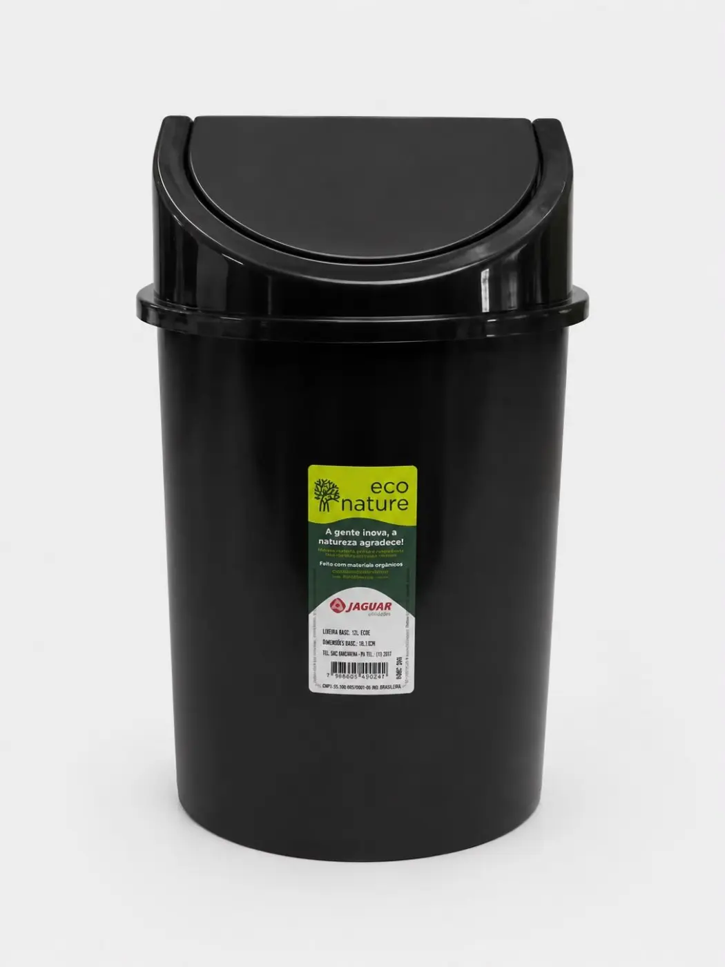 Basurero Plast Movil 12LT. Ref. 3069 JAGUAR